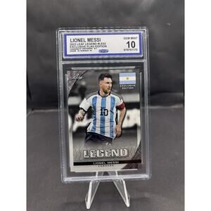 2023 Leaf Exclusive Edition Lionel Messi- CGC 10 Gem Mint - Legend #LE02-